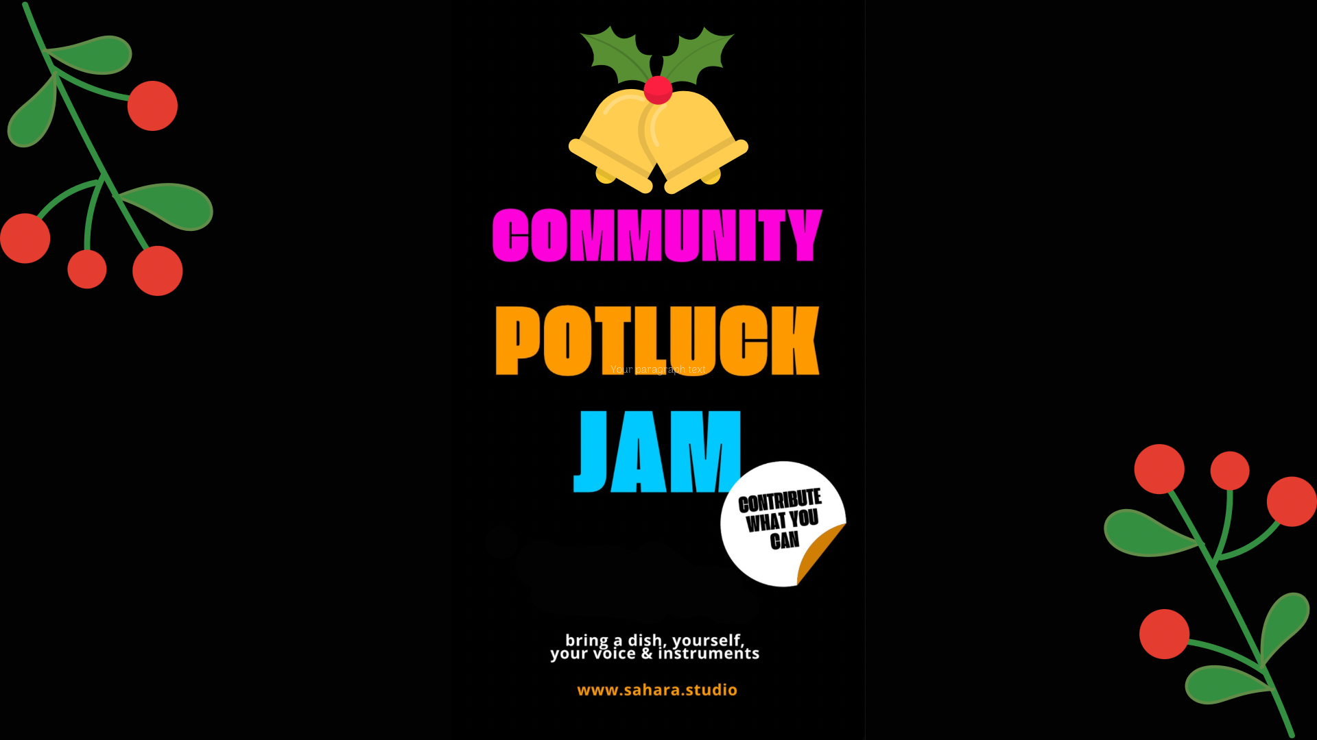 Community Potluck Jam